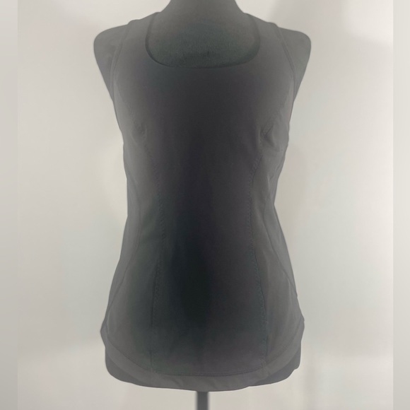 lululemon athletica Tops - Lululemon Black, Racerback Tank, Built in bra,Size Small